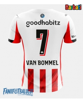 PSV Eindhoven Ruben van Bommel #7 Tricou Fotbal Replică 2025-26 Barbati Acasa